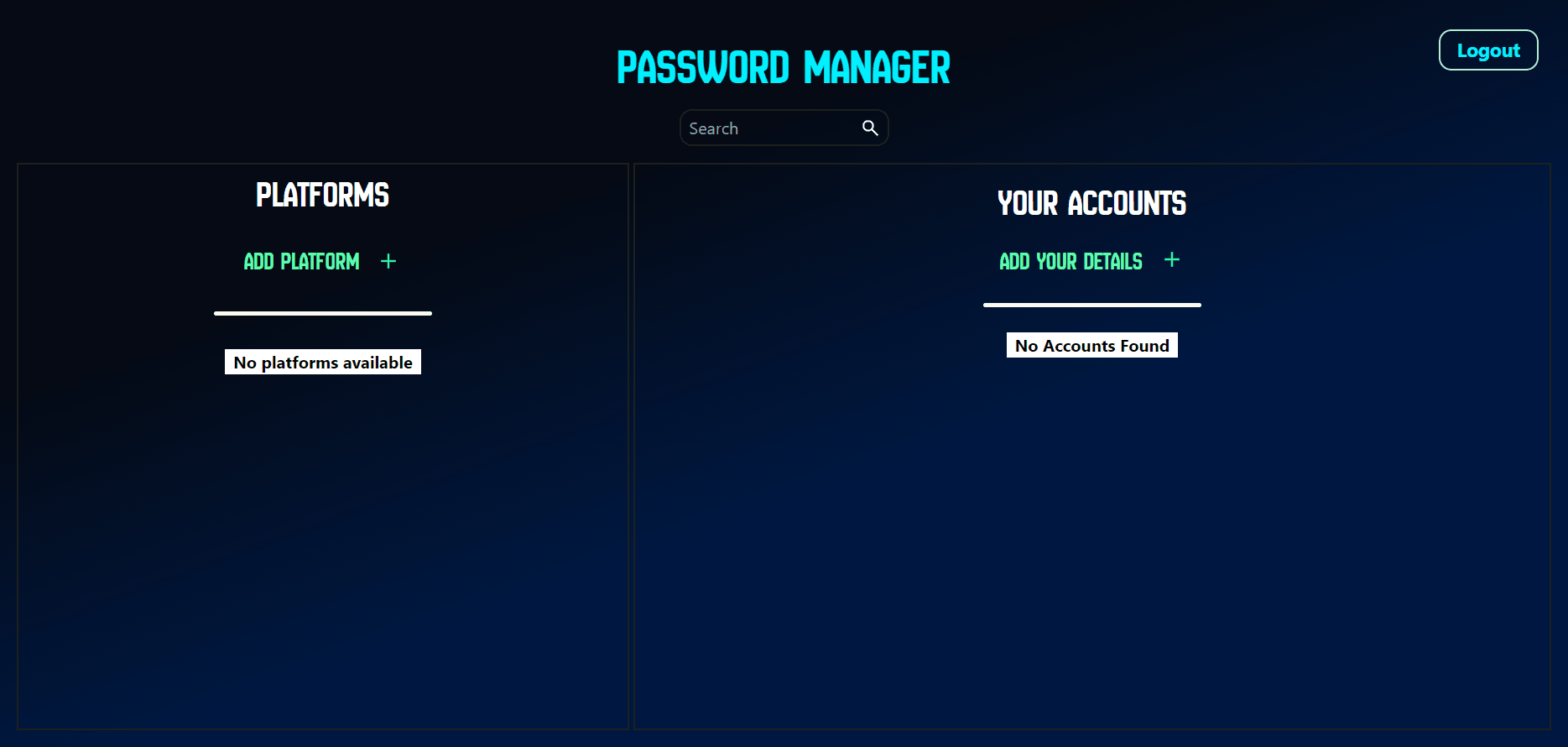 Password Manager project image
